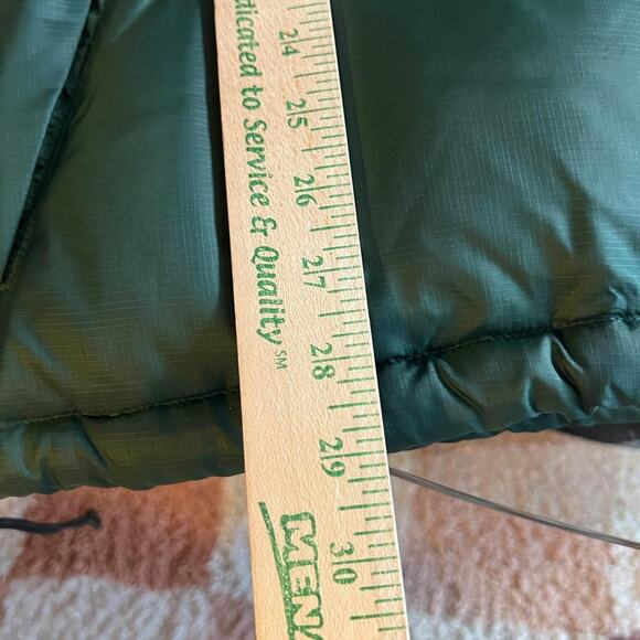 Eddie Bauer Ebtek Forest Green & Black Goose Down Insulated Vest Size XL - Picture 6 of 6